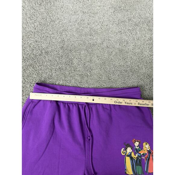 Disney Hocus Pocus Pants Womens 3XL Purple Joggers Sweatpants Sanderson Sisters - Picture 7 of 13